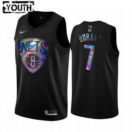 Kinder NBA Brooklyn Nets Trikot Kevin Durant 7 Iridescent HWC Collection Swingman